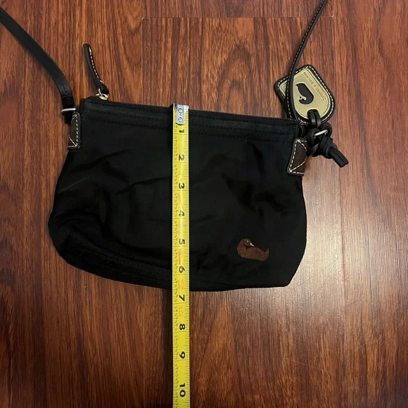 Dooney & Bourke Black Crossbody Bag with Gold Accents - Picture 10 of 10